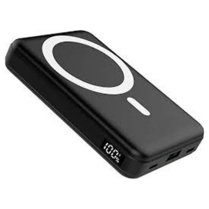 OUTLET/TEŞHİR Powerbank 10.000mAh Dijital Göstergeli Taşınabilir 22.5W Hızlı Şarjlı Telefon Standlı Taşınabilir Şarj Cihazı