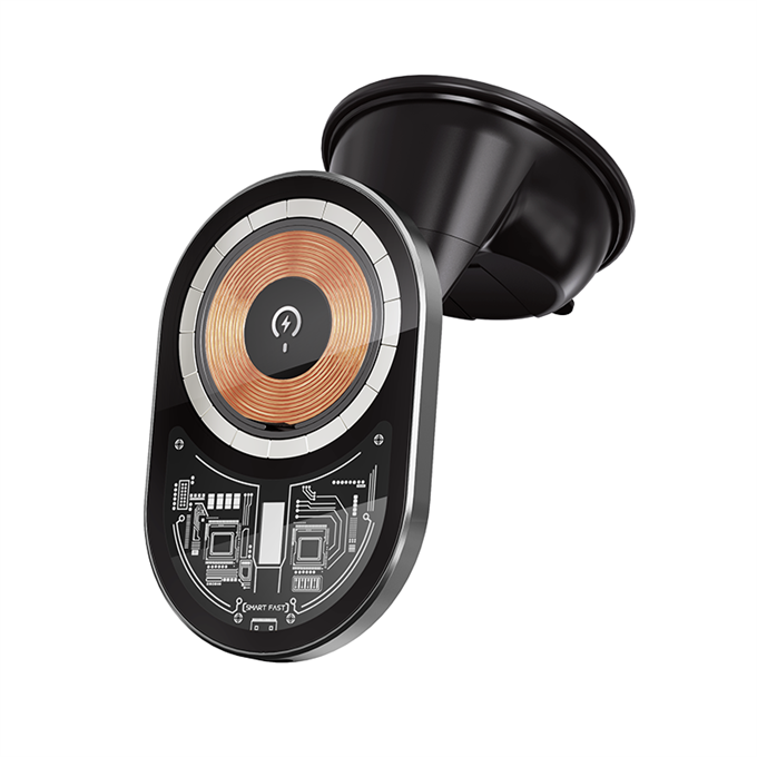 EIMA E-MC4 MagDrive Pro 15W Manyetik Kablosuz Şarjlı Araç İçi Telefon Tutucu