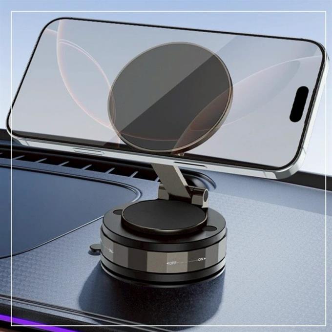 Güçlü 360 Derece Dönebilen Manyetik Mıknatıslı Araç Telefon Tutucu