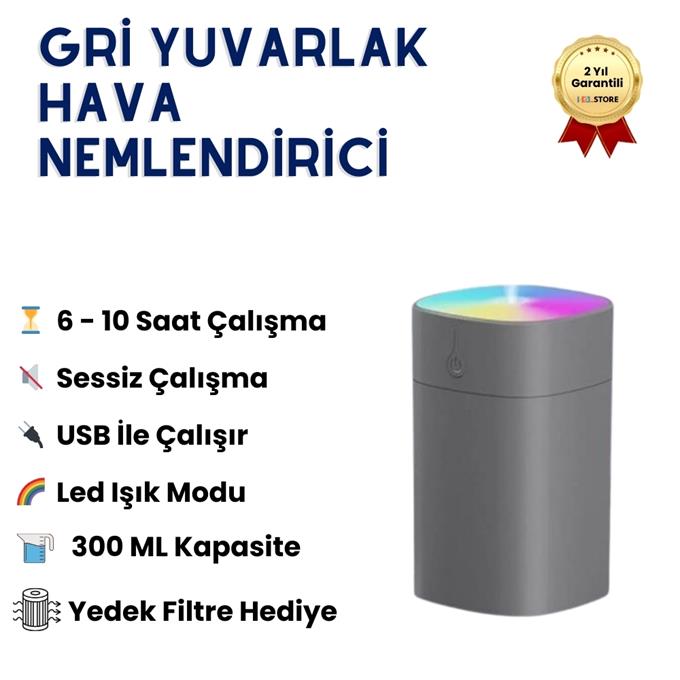 H2O Humidifier 400 Ml Taşınabilir Hava Nemlendirici Buhar Makinesi Ve Aroma Difüzörü 