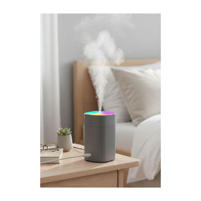 H2O Humidifier 400 Ml Taşınabilir Hava Nemlendirici Buhar Makinesi Ve Aroma Difüzörü 