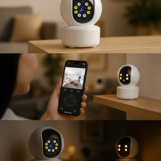 Hareketli Sensörlü Gece Görüşlü Güvenlik Kamerası RGS-001