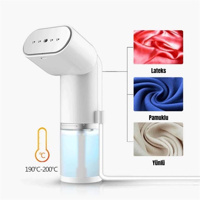 HZL Buharlı Ütü 1000W 180ml 2 Farklı Mod Kırışık Giderici Dikey Seyahat Ütüsü