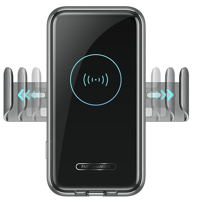 HZL Premium Otomatik Wireless Kablosuz Hızlı Şarj Havalandırma Uyumlu Dönebilen Araç Telefon Tutucu
