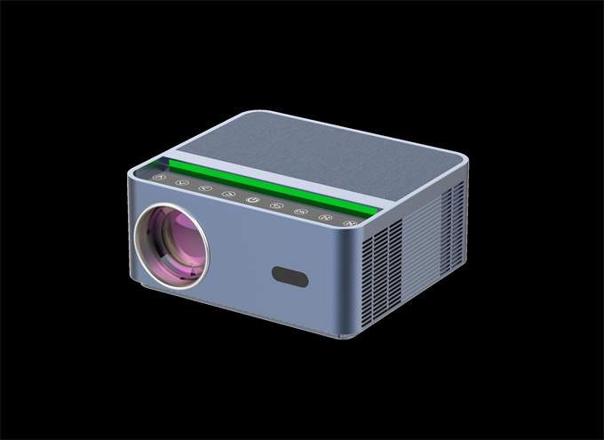 1080P HD Android Sistemli Wifi Bluetooth 150 inch Hoparlörlü HDMI 500 ANS Akıllı Projeksiyon Cihazı