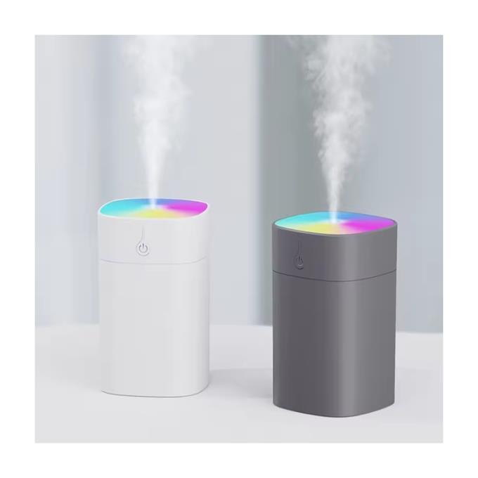 H2O 2li Kare 400 ML Ultrasonik Renkli Kare Hava Nemlendirici