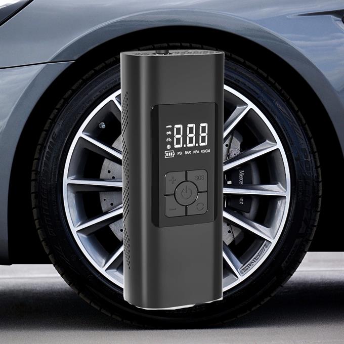 Elektrikli hava pompası, bisiklet pompası, elektrikli, 150 psi, 6000 mAh pilli hava pompası