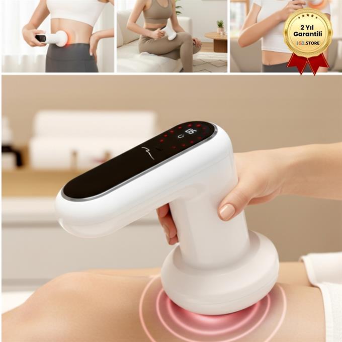 Kadınlara Özel Antiselülit Masaj Cihazı – Vücut Şekillendirici İncelme Masaj Aleti Spa (5-in-1, Şarjlı)