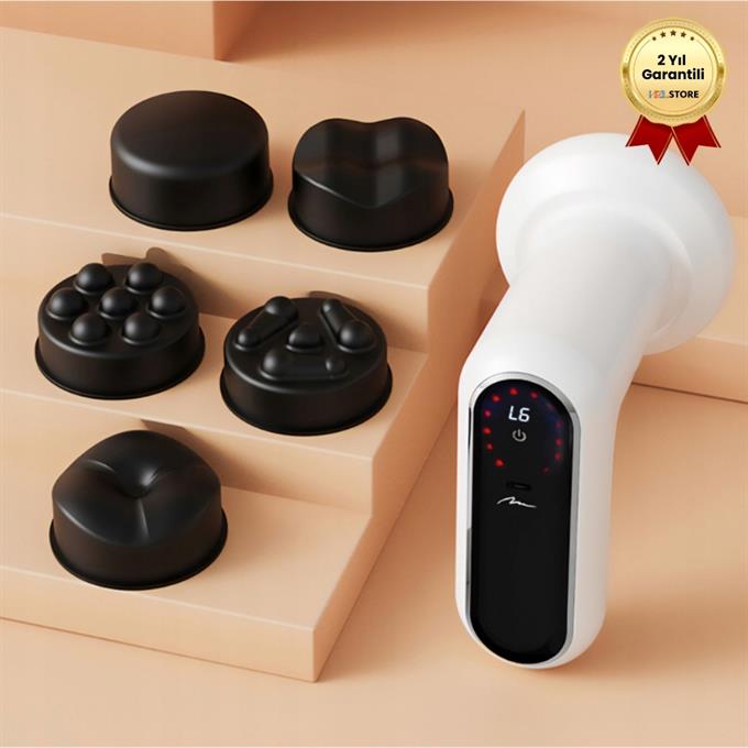 Kadınlara Özel Antiselülit Masaj Cihazı – Vücut Şekillendirici İncelme Masaj Aleti Spa (5-in-1, Şarjlı)