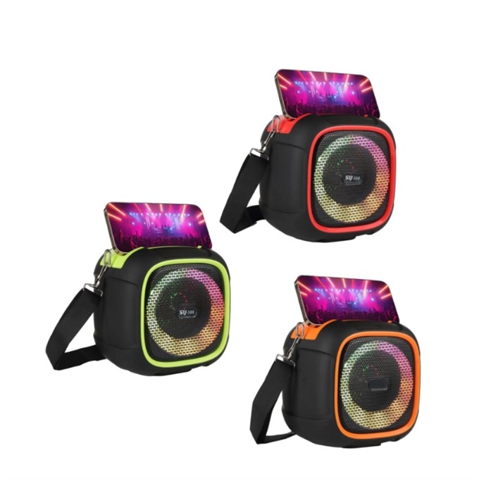 KT-SP21 Taşınabilir Bluetooth Hoparlör | Süper Bass, RGB Işık, Hi-Fi Stereo, FM Radyo, USB & TF Kart Destekli