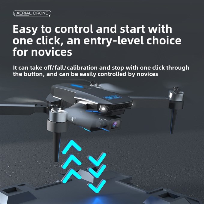 M104 Drone,Fırçasız Motorlu, Engel aşabilen,Uzun Aydınlatmalı,Brushless motorlu 4K Akıllı Drone