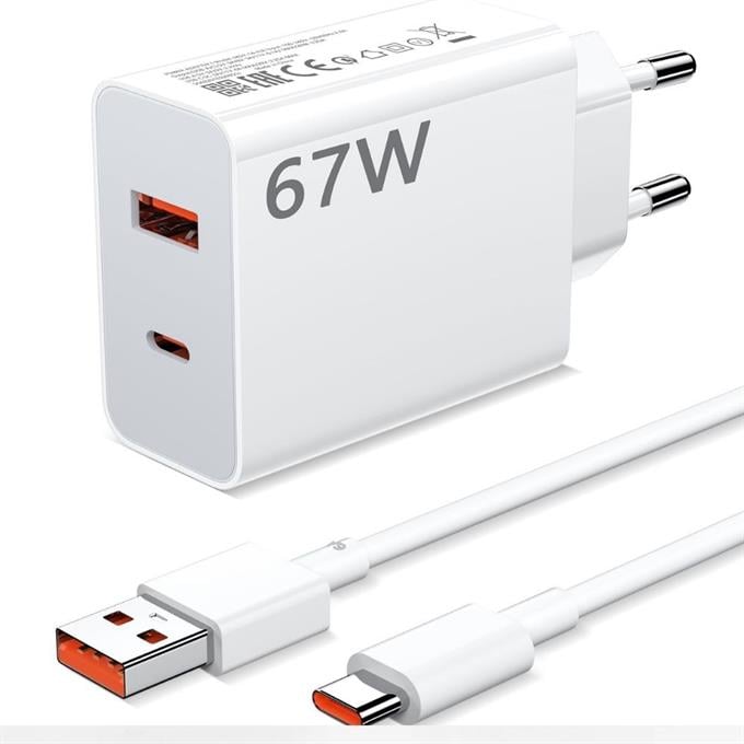Mi 67W Hızlı Şarj Cihazı - Yüksek Performans, Akıllı Güç Dağılımı, USB-C Uyumlu, Güvenli Hızlı Şarj