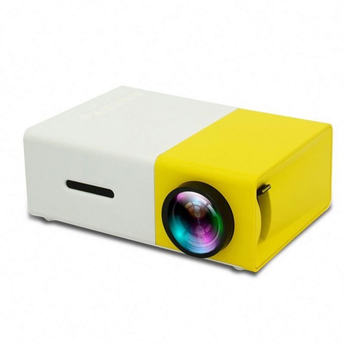 Mini Portatif Taşınabilir HDMI / USB / SD Kart LED Ultra HD Ev Sinema Sistemi Projeksiyon Cihazı 