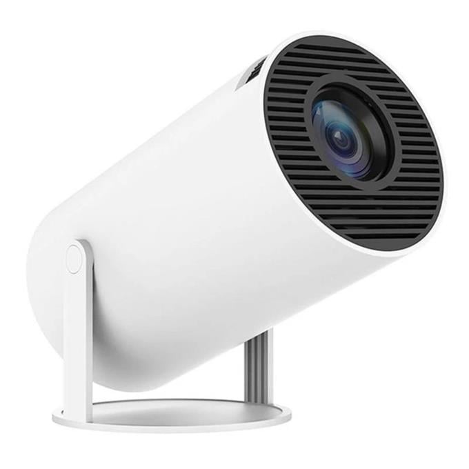 Akıllı Android Projektör – 300 İnç Ekran, 4K UHD Destekli, Wi-Fi 2.4G/5G, 4D Keystone
