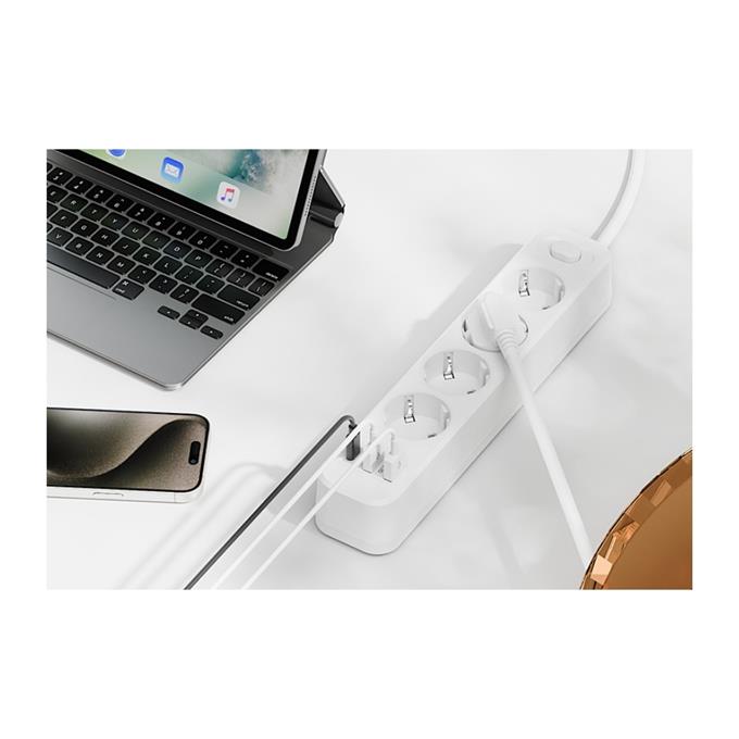 OSP02 Akım Korumalı Çoklu Priz – Anahtarlı, Güvenli Elektrik Dağıtım Ünitesi