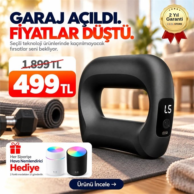 OUTLET/TEŞHİR Derin Doku Masaj Halkası Seviye Hız Ayarlı Sessiz Taşınabilir Masaj Aleti 