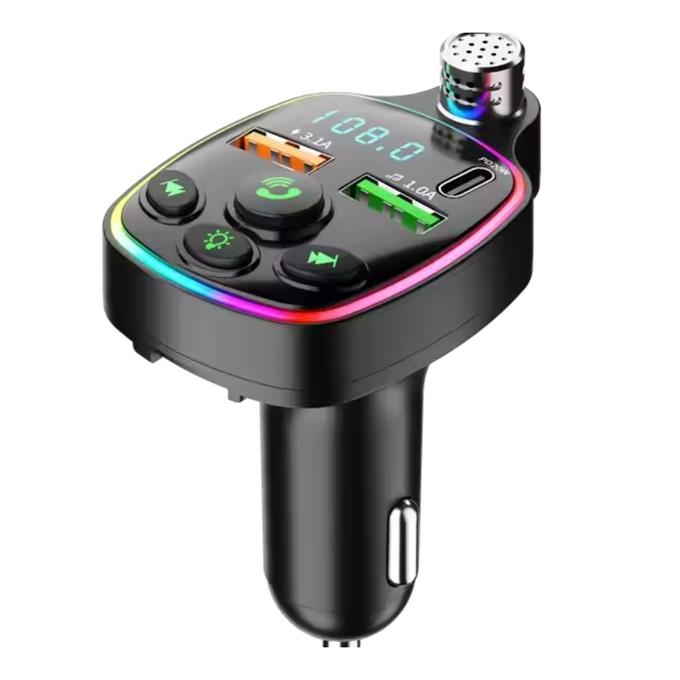 PD Destekli Bluetooth FM Transmitter Araç Şarjı 3.1A Çift USB MP3 Çalar Eller Serbest Arama