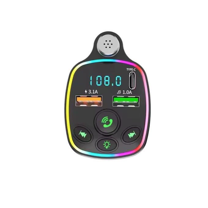 PD Destekli Bluetooth FM Transmitter Araç Şarjı 3.1A Çift USB MP3 Çalar Eller Serbest Arama