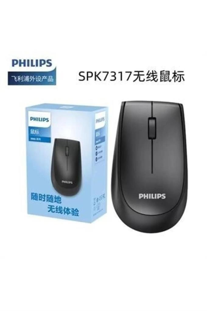 Philips Spk7317 2.4ghz 1600dpı Kablosuz Optik Mouse (10MT)(PİL İÇİNDE)(AÇMA KAPAMA TUŞLU) 
