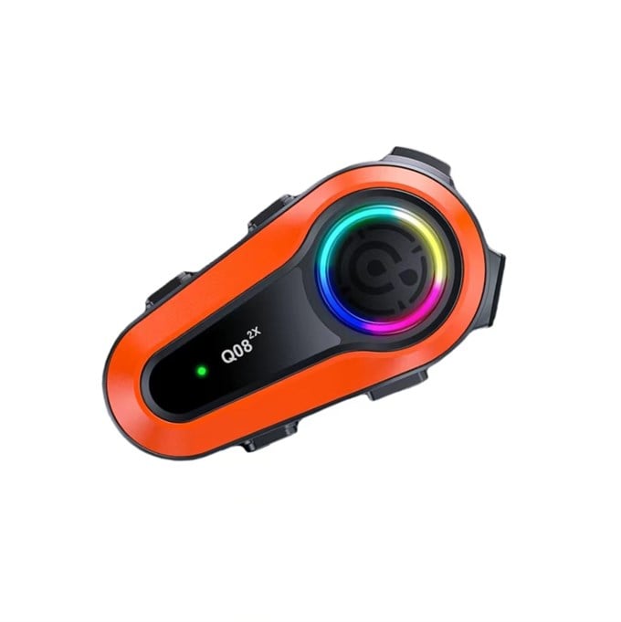 Motosiklet Kask Bluetooth İntercom Çift Kişi Görüşme Destekli Kulaklık 
