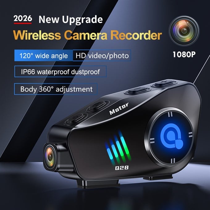  Motosiklet Kask Bluetooth Kulaklık 1080P Kamera Destekli