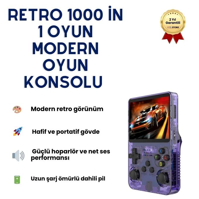Retro PSP 1000 in 1 Oyun Modern Oyun Konsolu Portatif Taşınabilir Yüksek Kalite 