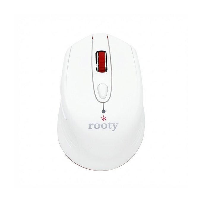 Rooty Sessiz Tıklamalı Kablosuz Mouse - Ergonomik Şık Tasarım, 1600 DPI Yüksek Hassasiyetli Optik Fare