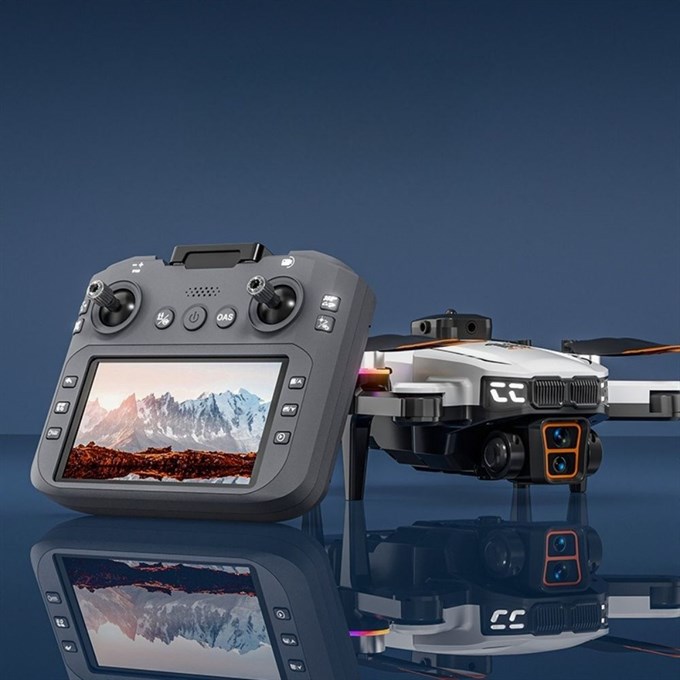 T18P 3 Kameralı 4K HD Drone, Engel Sensörlü Katlanabilir Akıllı Drone, Optical Flow