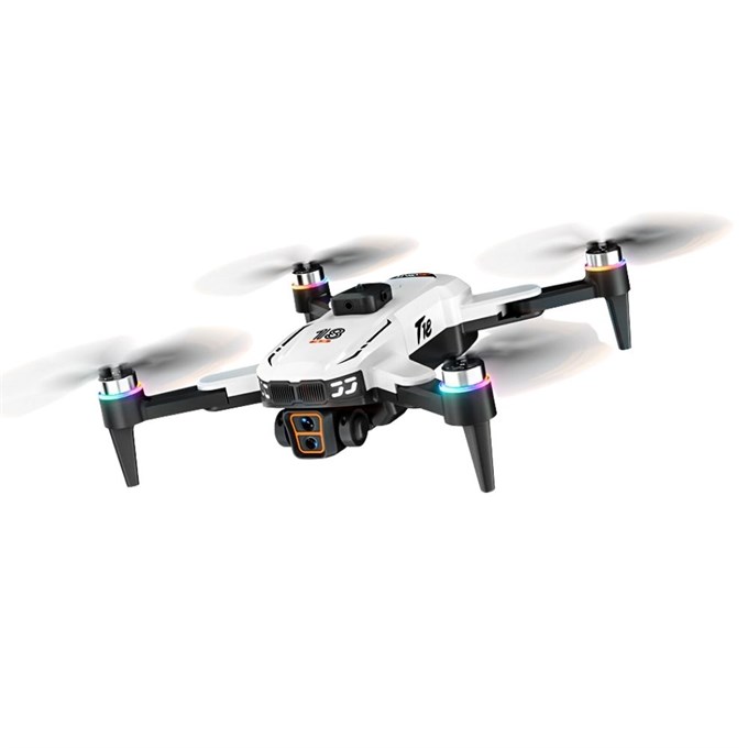 T18P 3 Kameralı 4K HD Drone, Engel Sensörlü Katlanabilir Akıllı Drone, Optical Flow