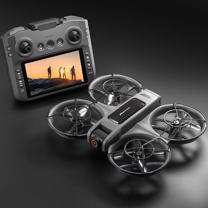T21 PRO Drone Çift HD Kamera FPV Canlı Yayın Fırçasız Motor Engel Algılamalı Katlanabilir Drone