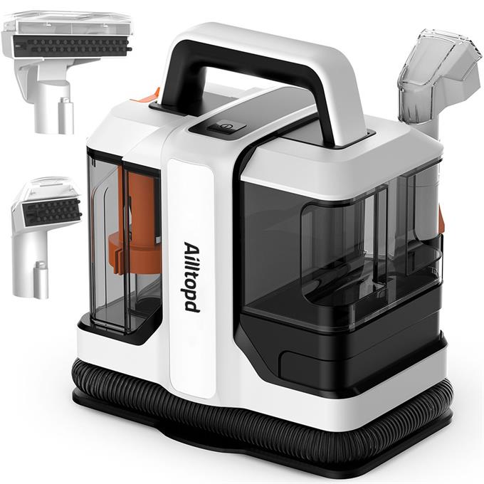 Portable Carpet Cleaner, Halı Koltuk Yıkama Makinesi, Güçlü Leke Çıkarıcı, Derinlemesine Temizlik ve Vakumlu Su Çekme Özellikli Profesyonel Temizlik Cihazı