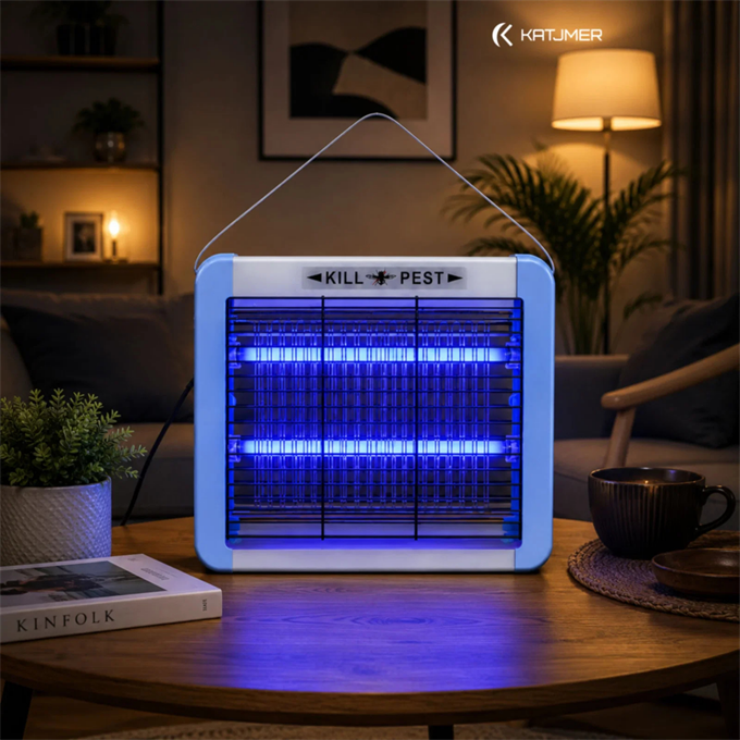 UV Işıklı Yüksek Voltajlı Elektrikli Sinek Öldürücü