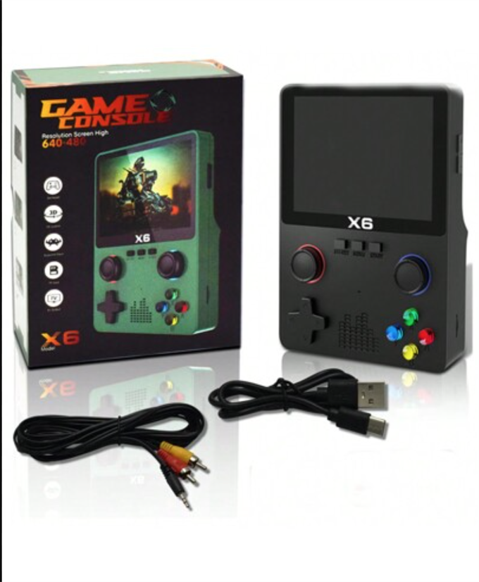 X6 Taşınabilir Retro Oyun Konsolu HD Görüntü 10000 Oyunlu Game Stick