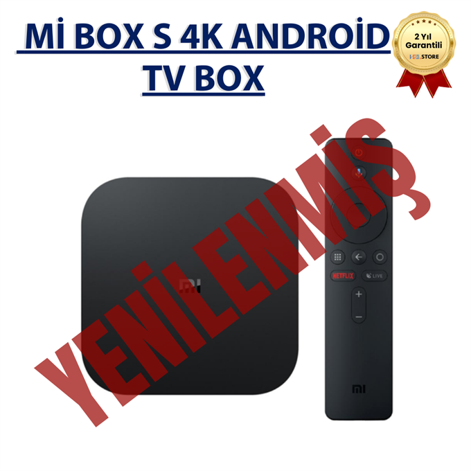 Yenilenmiş Xiaomi Mi Box S 4K Android Tv Box