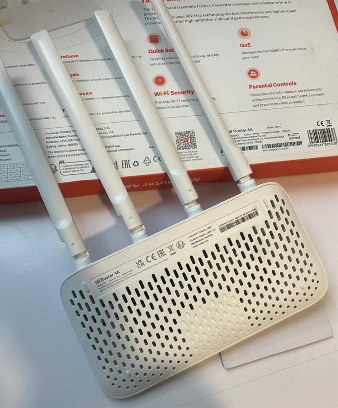 Yenilenmiş Xiaomi Mi Router 4A WiFi AC1200 1167 Mbps 2.4G 5G Çift Bant 4 Antenli