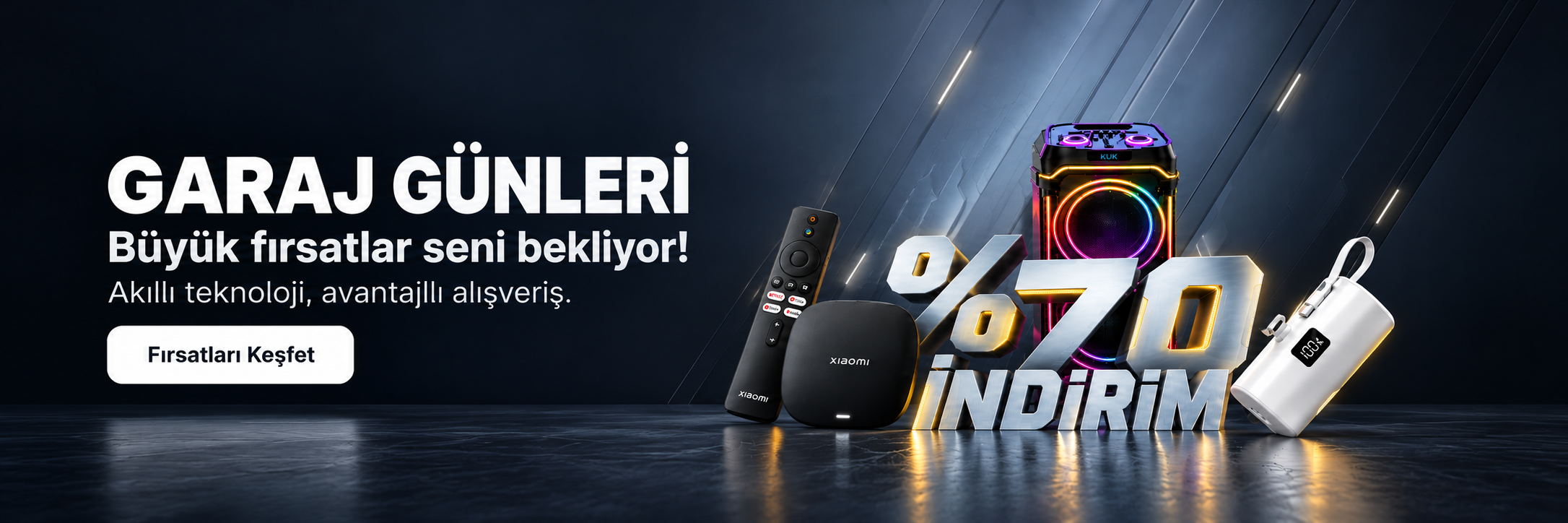 Garaj Günleri yüzde 70 indirim