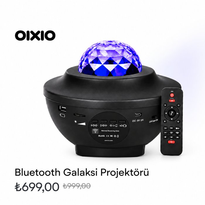 Bluetooth Galaksi Projektörü
