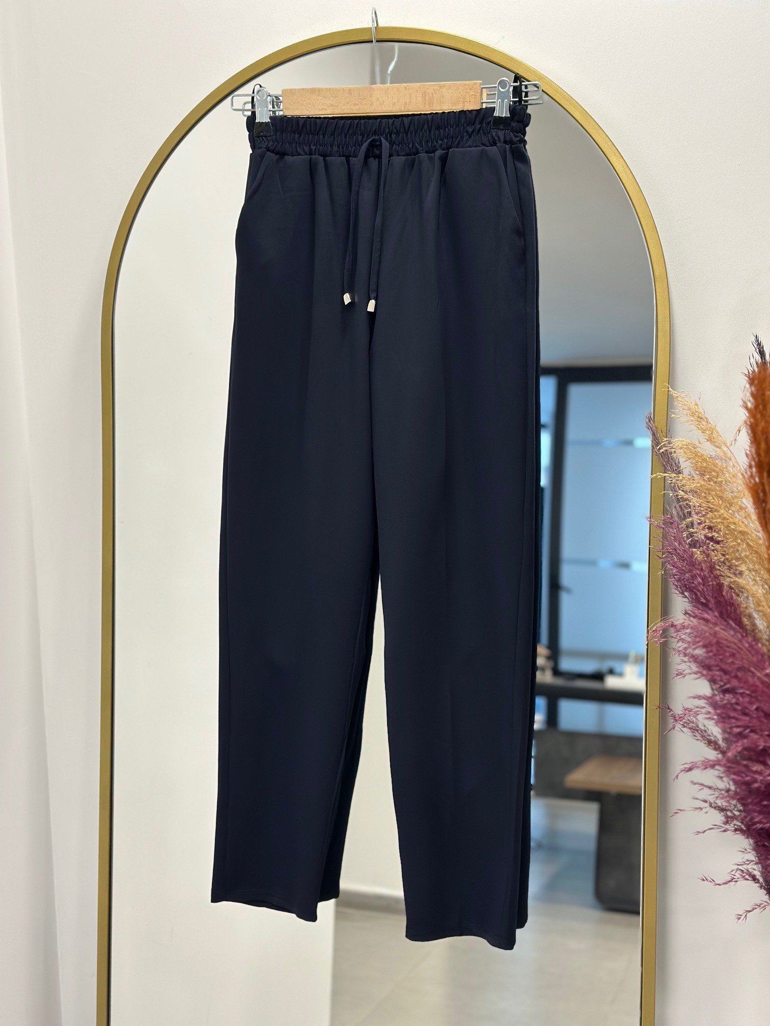 Asya Havuç Paça Pantolon-MT1444 Lacivert