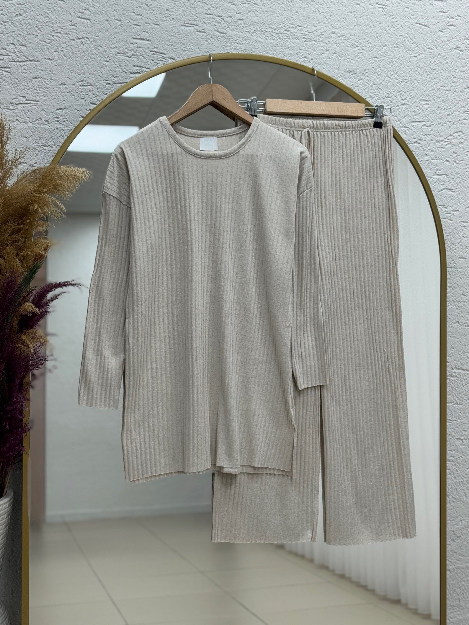 Camita Fitilli Pantolonlu Takım-AE1700 Taş