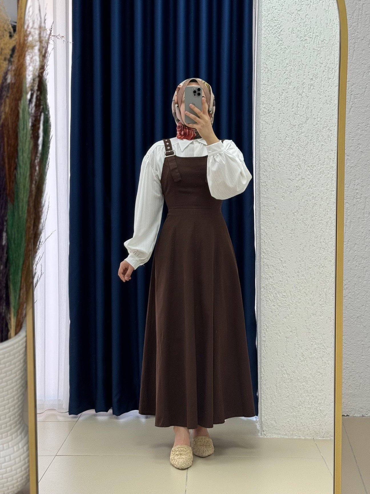 Celia Sülfür Gabardin Jile-BN4289 Kahve