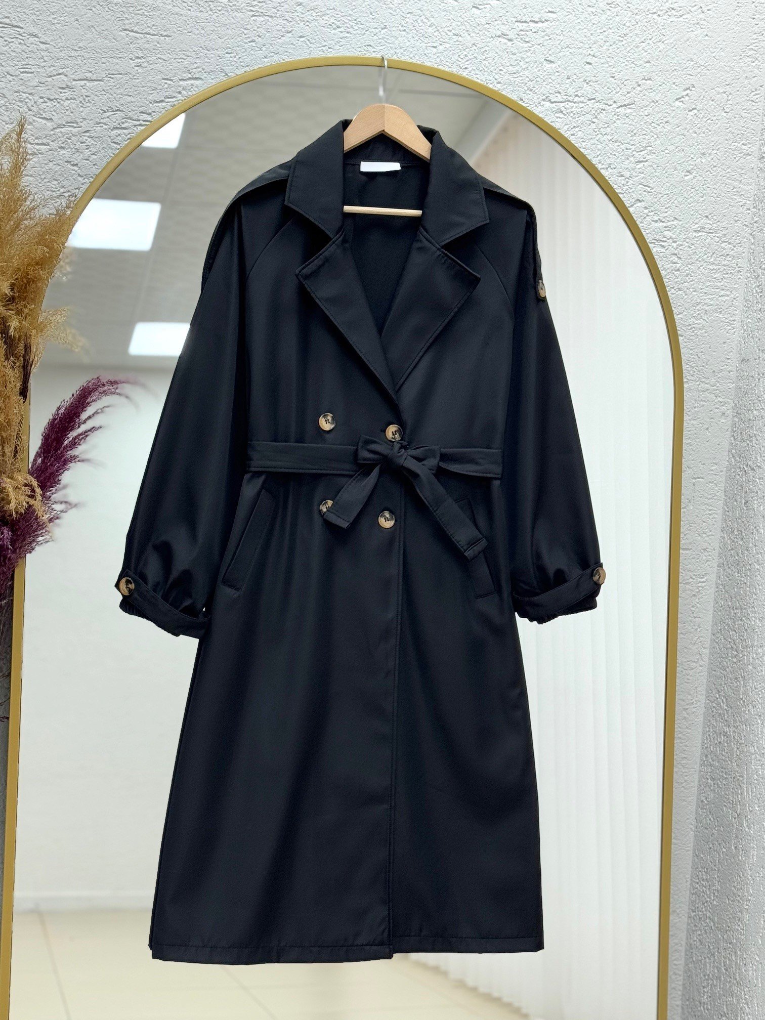 Doreva Reglan Kollu Bondit Trenç-MF1788 Siyah