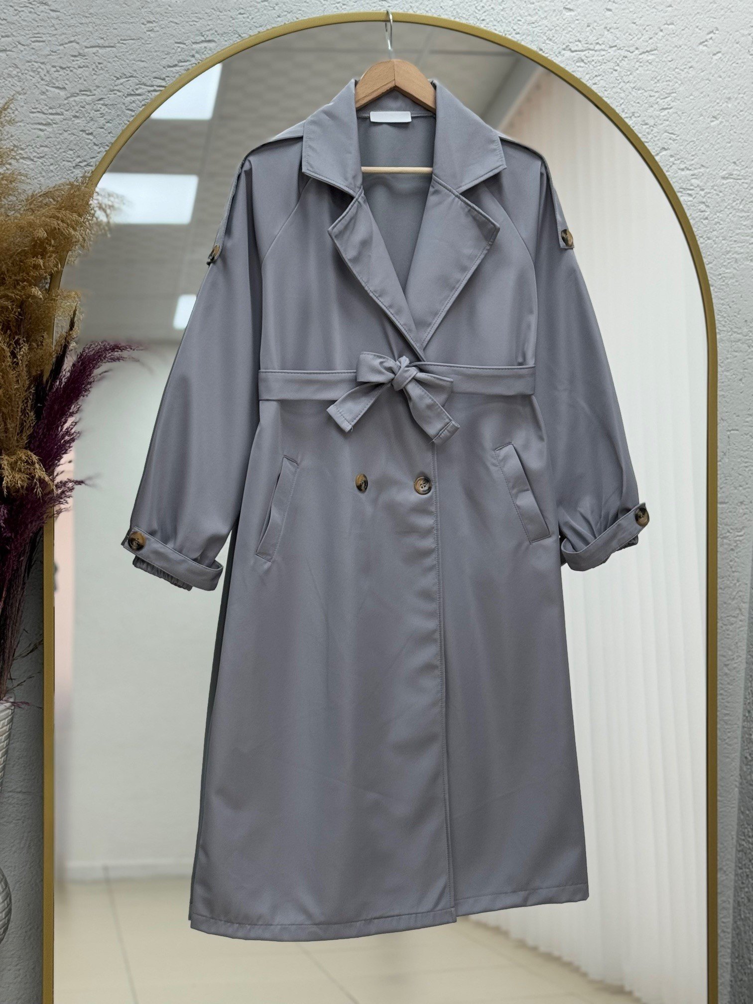 Doreva Reglan Kollu Bondit Trenç-MF1788 Gri