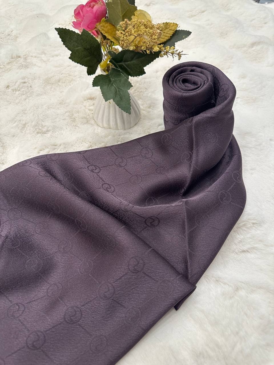 Hatice Işıltı Eşarp Mürdüm