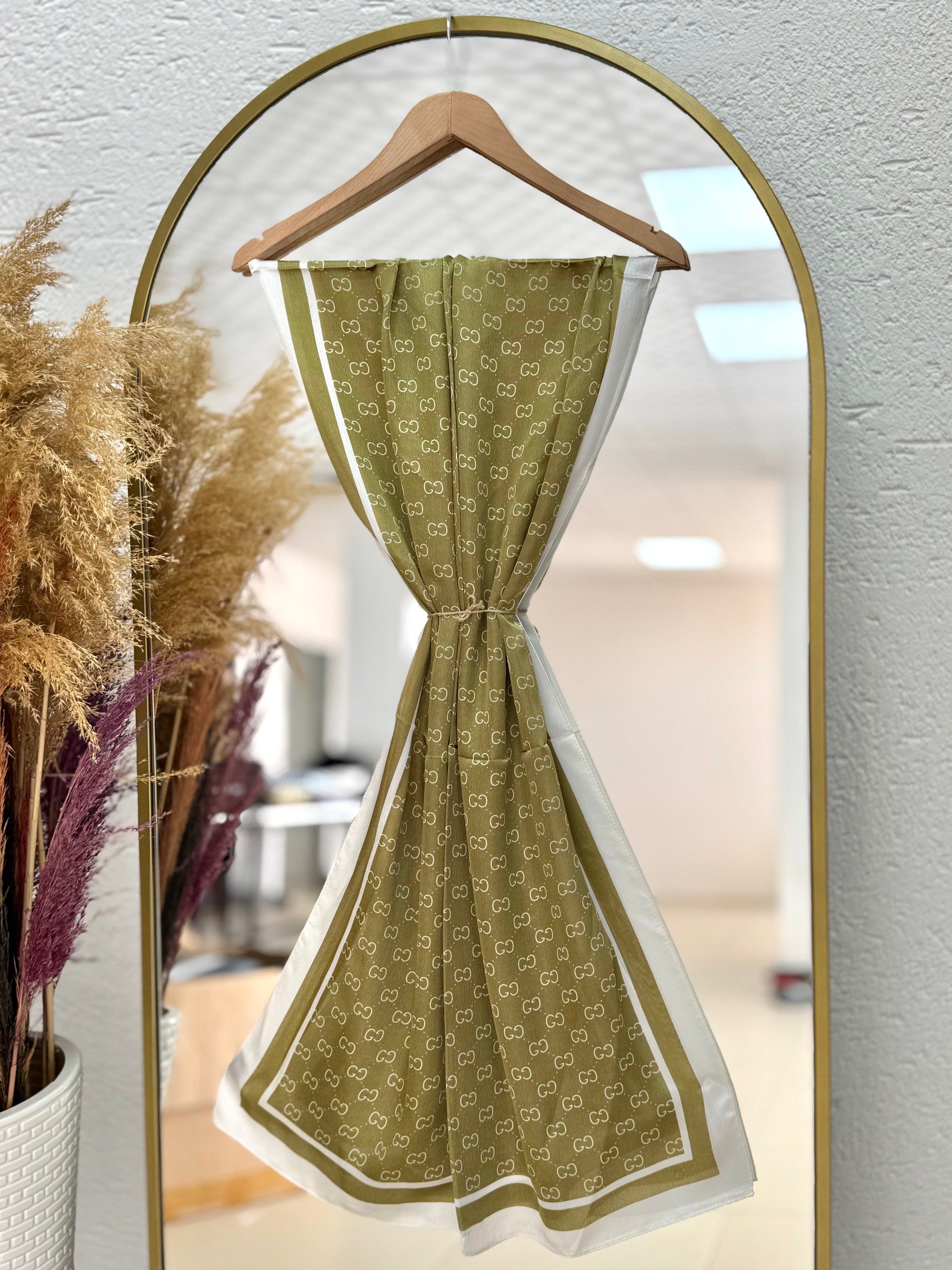 Rosalia Marka Vual Şal Fıstık Yeşili