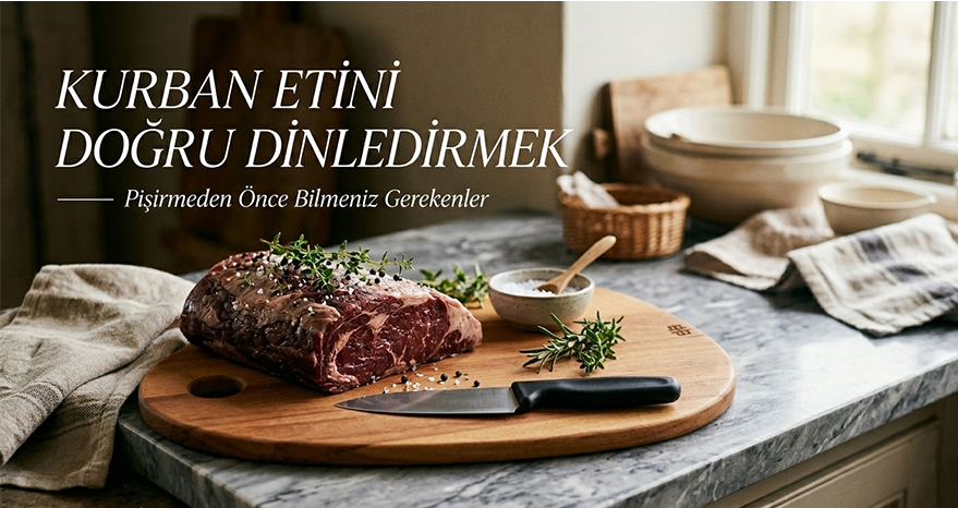 Kurban Etini Doğru Dinlendirmek: Pişirmeden Önce Bilmeniz Gerekenler