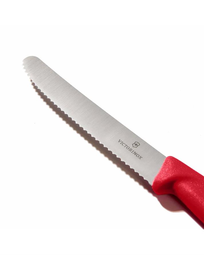 ​​​​​​​​​​​​​​​​​​​​​​​​​​​​​​Victorinox Sw Domates & Sosis Bıçak 11 cm Kırmızı