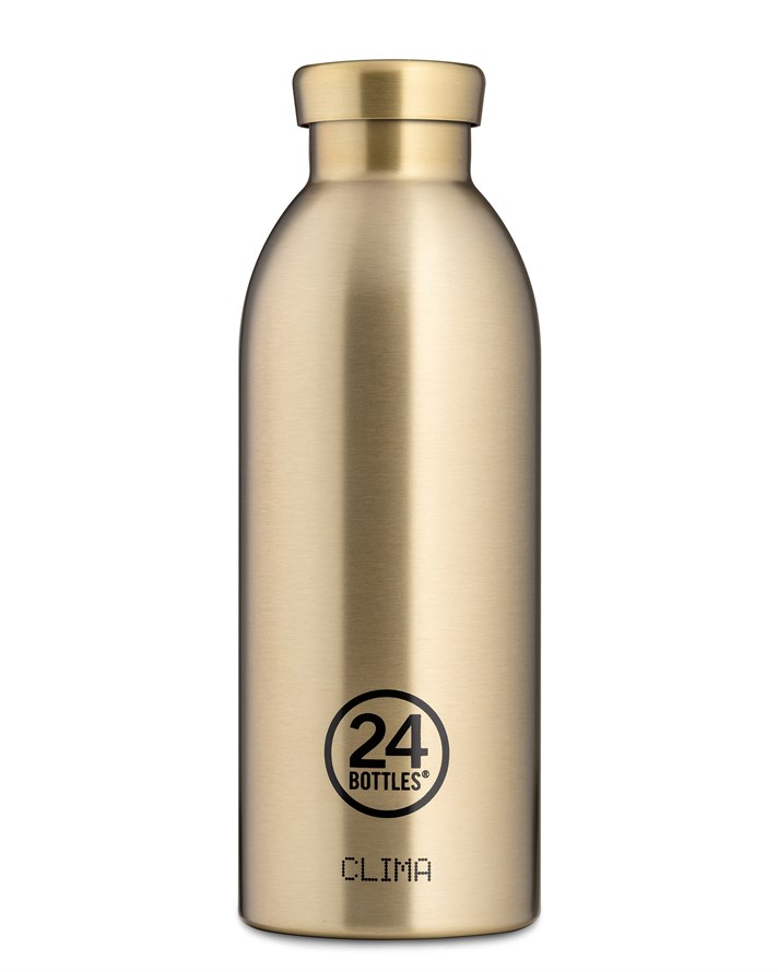 24Bottles Clima Bottle Sparkling Gold Paslanmaz Çelik Termos 500 ml Altın