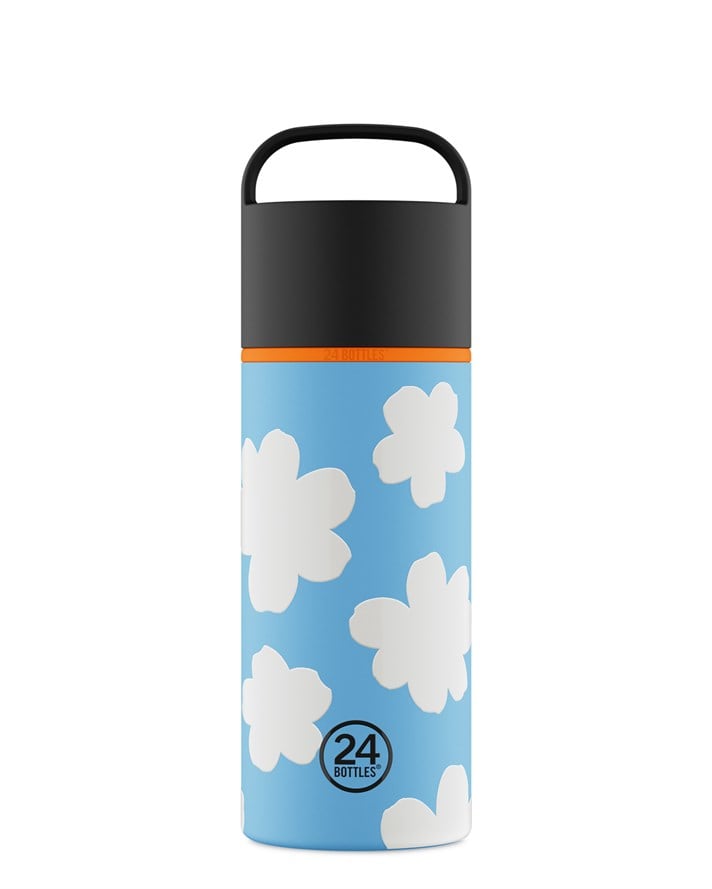24Bottles Spin Bottle Daydreaming Paslanmaz Çelik Termos 730 ml Beyaz - Mavi