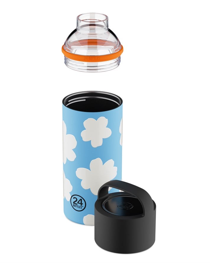 24Bottles Spin Bottle Daydreaming Paslanmaz Çelik Termos 730 ml Beyaz - Mavi