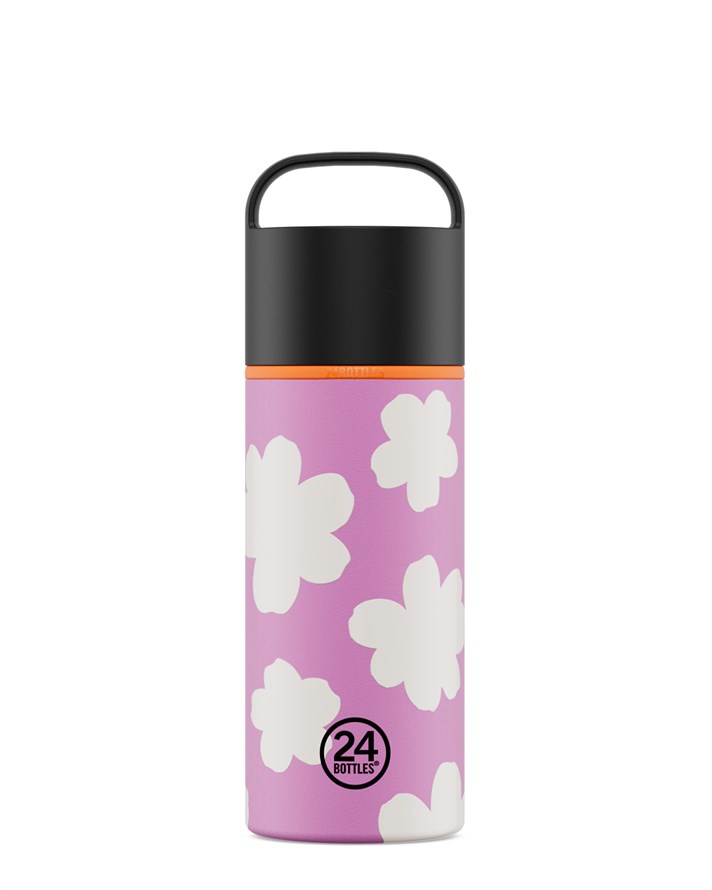 24Bottles Spin Bottle Daydreaming Pink Paslanmaz Çelik Termos 730 ml Pembe - Beyaz